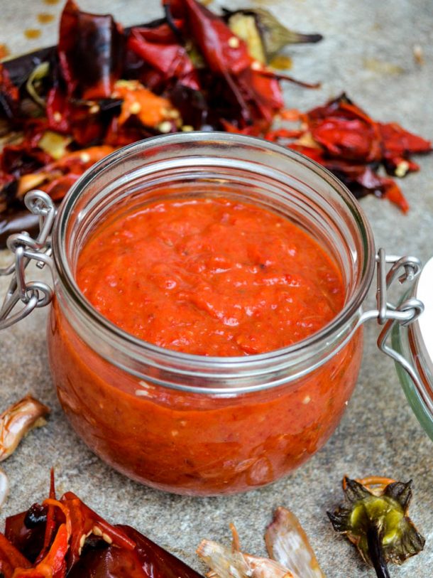 Ajvar – Balkan red pepper condiment | Recipe | A kitchen in Istanbul