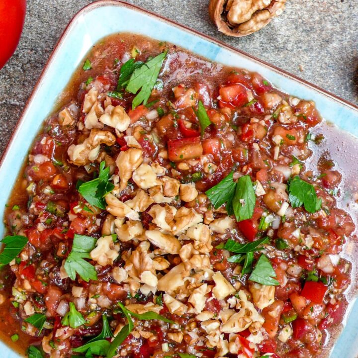 Turkish tomato walnut salad | Recipe | A kitchen in Istanbul