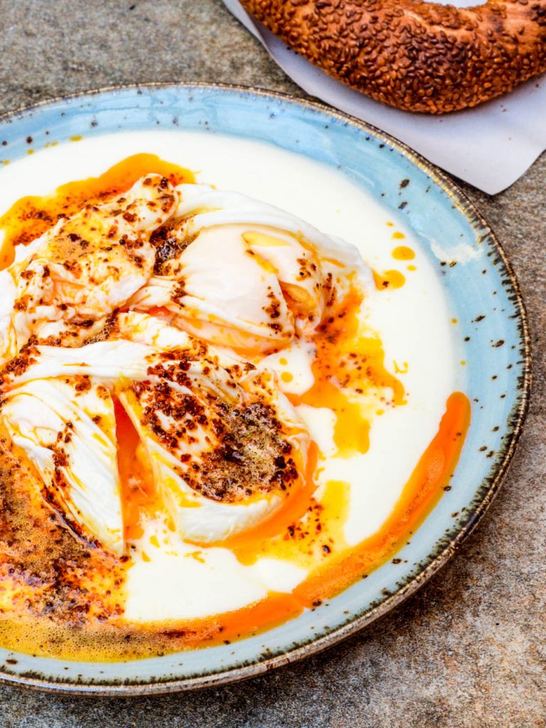 Turkish eggs with yoghurt and chili butter (Çılbır) | Recipe | A ...