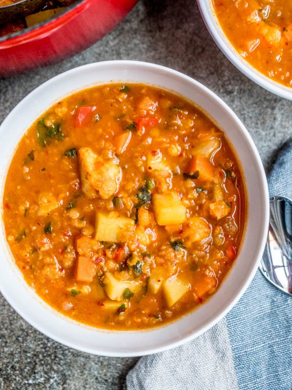 Chunky lentil & vegetable soup | Recipe | A kitchen in Istanbul