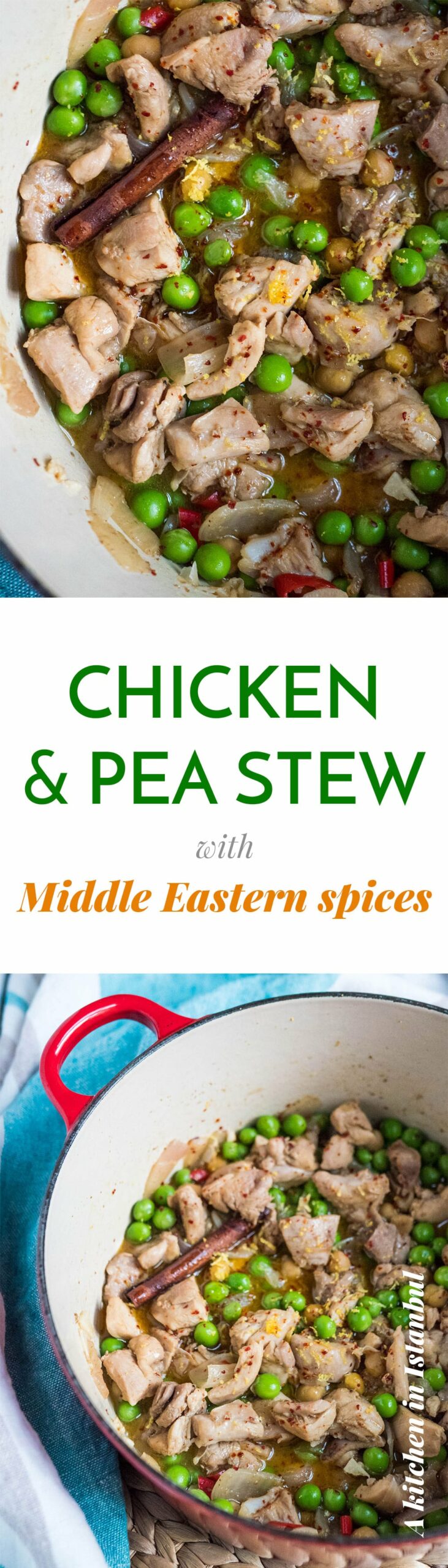 Chicken and pea stew for spring | Recipe | A kitchen in Istanbul