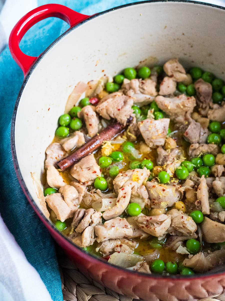 Chicken and pea stew for spring | Recipe | A kitchen in Istanbul