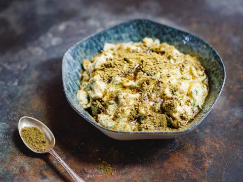 Tahini za'atar egg salad | Recipe | A kitchen in Istanbul