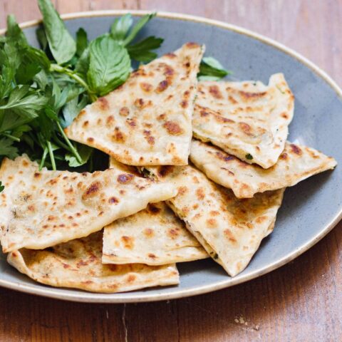 Gözleme with potato (Turkish potato flatbread) | Recipe | A kitchen in ...