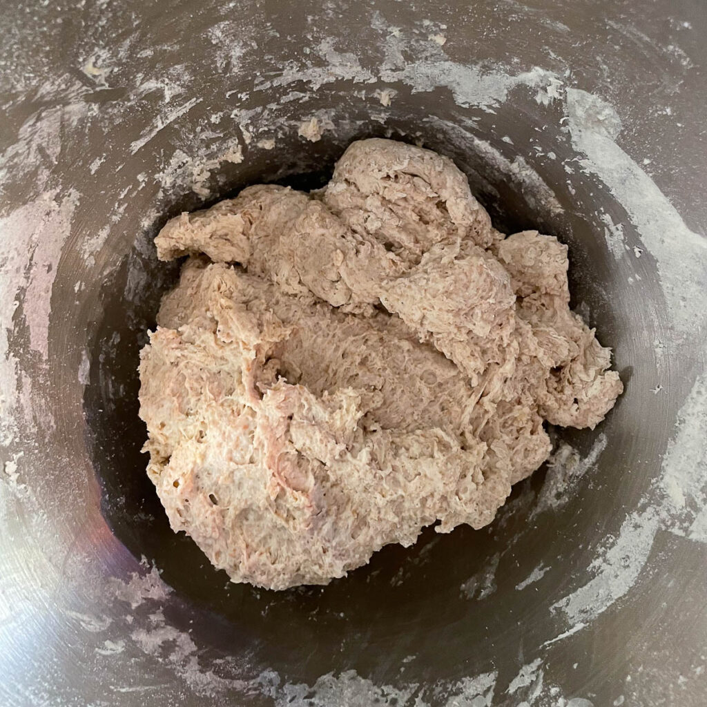 Dough for Armenian lavash wrap bread